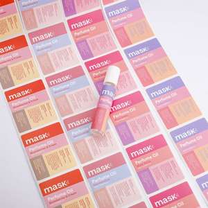 ฉลากบรรจุภัณฑ์เครื่องสำอาง Angel Lush รูปทรงสี่เหลี่ยมผืนผ้า พิมพ์ดิจิทัลบนกระดาษ เป็นมิตรกับสิ่งแวดล้อม ติดด้วยกาวในตัว โลโก้สั่งทำได้ - Product Image 2