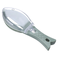 Brosse à peau de poisson à enlever rapidement avec couvercle en plastique écailles de poisson râpes grattoir outil de nettoyage de cuisine facile