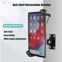 Support de tablette pour chariot de golf avec poignée en aluminium, pince de fixation, rotule de 1 pouce, support à boulon en U pour iPad, support portable réglable