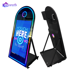 High Quality Arc-shape Beauty Selfie Mirror <strong>Photo</strong> Booth Weeding Machine for <strong>Group</strong> <strong>Photos</strong> and Party - Product Image 1