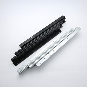 Modern Heavy-Duty Steel Staircase Bottom Cabinet Sliding Rail <b>Shoe</b> Rack Three-Section Push-Pull Telescopic Track for Kitchen Use - Product Image 5