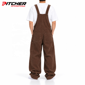 Custom <b>Mens</b> <b>Dungarees</b> Cotton Denim Utility Pockets Denim Workwear for Private Label Fashion Brands Supply - Product Image 3