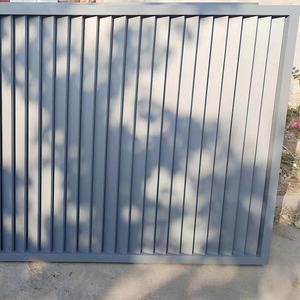 Villa Patio Jardín comunitario Aleación de aluminio Valla de patio al aire libre Área de fábrica Aislamiento Arte Valla de parque Perfiles de aluminio - Product Image 6