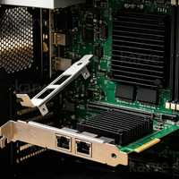 Tarjeta de Red Interna para Servidor ST7255 PCIe X4 I210-T2 de Doble Puerto 1000BASE-T Gigabit, Disponible para Sistemas de Cámaras Industriales