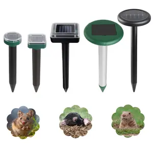 Solar Animal Repellant Continuous 24-Hour Protection Ultrasonic Flash Bird Solar Powered Animal Deterrent