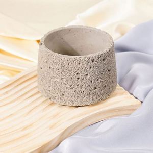 Pot en ciment mat de luxe vide, sur mesure, pour bougie, vente en gros - Product Image 6
