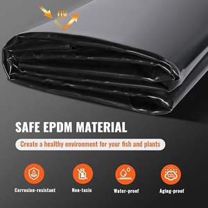 بطانة بركة بسمك 45 مل * عالية الجودة Epdm بطانة بركة غشاء أرجي Hdpe للبحيرة الاصطناعية - Product Image 3