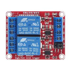 DC 24V izole Optocoupler ile yüksek ve düşük seviye H/L seviye tetik modülü DC 24V tarafından tetiklenen DC 24V 2 kanal röle modülü - Product Image 6