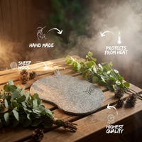 Coussin de siège de sauna en laine isolant de qualité supérieure pour la pratique du sauna