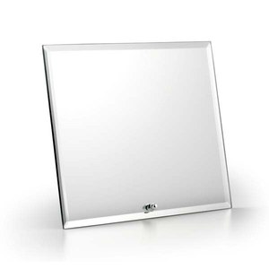 Specchio da Parete Grande Senza Cornice in Vetro di Lusso con Supporto Integrato 22x17, Elegante Decorativo per Hotel e Bagni - Product Image 1