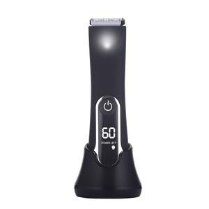 Recortadora Corporal Profesional para Hombre, Inalámbrica, Resistente al Agua IPX7, Carga Rápida, Cuchilla <span class=keywords><strong>de</strong></span> Cerámica, Herramienta <span class=keywords><strong>de</strong></span> Aseo para Barba, Ingle y Vello Púbico - Product Image 1