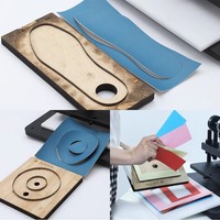 Machine de découpe et poinçonnage du cuir, portable, 2T, pour tissus