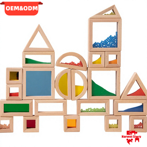Bloques <span class=keywords><strong>de</strong></span> Construcción Sensoriales <span class=keywords><strong>de</strong></span> Madera Montessori Personalizados, Juego <span class=keywords><strong>de</strong></span> Entrenamiento <span class=keywords><strong>de</strong></span> Integración Sensorial, Juguetes <span class=keywords><strong>de</strong></span> Aprendizaje Temprano para Niños - Product Image 1