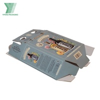 Boîte cadeau personnalisée en carton rigide gaufré coloré et recyclable pour bouteilles de vin, whisky et autres boissons – Robuste