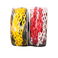 Chaîne de sécurité en plastique décorative d'avertissement de route colorée de Topsafe pour des cônes de barrière du trafic