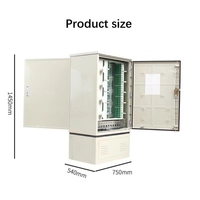 Armadio di Distribuzione FTTH per Esterni con 576 Core in Fibra Ottica SMC e Adattatore SC