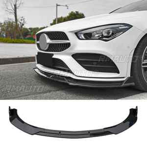 Front Bumper Lip Chin Accessories Splitter Tuning Body Kit Spoiler Trim for Mercedes Benz CLA Class C118 X118 W118 2020-2023 - Product Image 1