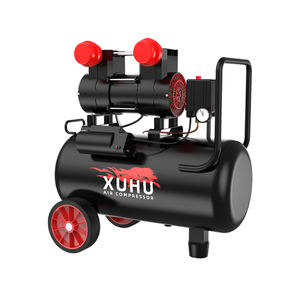 24 ליטר מדחס אוויר נייד ללא שמן 1.1kw 8bar/115psi טנק גדול דו-שלבי מנוע רעש נמוך ואוויר מקורר - Product Image 1