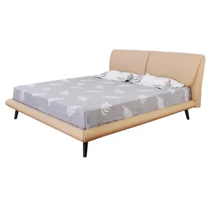 Último diseño de cama suave de uso específico tatami masaje cama completa plataforma marco de la cama