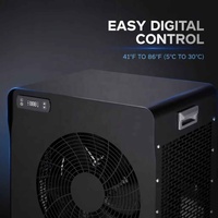Baignoire de Plongée Froide Intégrée US Swift Shipping All-in-One avec Mini Refroidisseur Portable pour Thérapie par le Froid