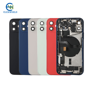 Vitre Arrière IPhone (8 à 12) Avec Logo CE Et Gros Trou - Blanc