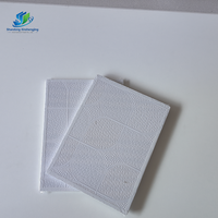 Dalles de plafond en plaques de plâtre recouvertes de PVC insonorisantes 600*600mm, 7,5mm, matériau de construction léger, panneau de faux plafond