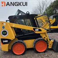 246D Kompaktlader Neuestes Modell 1 Tonne 95% Neu Original mit EPA CE Gebrauchter Cat 246D Original Hochwertige Mini CAT 246D