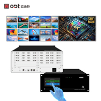 Mezclador de Video HD-MI Profesional sin Interrupciones 4K 16x20 con Pantalla Táctil de 7 Pulgadas para Salas de Conferencias AV Profesionales y Salas Multimedia