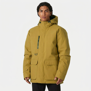 Chaquetas Parka para Hombre, Nuevo Estilo 2025, Invierno, Acolchadas, con Parches, Cuello Alto, Ligeras, para Senderismo, Disponibles en Todas las Tallas - Product Image 1