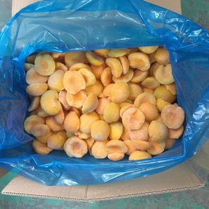 Vente en gros de Offres Spéciales de haute qualité délicieuses moitiés jaunes en dés moitiés de fruits IQF abricot congelé - Product Image 4