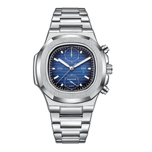 Men's Stainless Steel Strap Quartz <b>Watch</b> Hot Sales Simple Design Waterproof Alloy Case with Date Business <b>Mechanical</b> <b>Watches</b> - Product Image 1