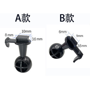 Soporte para coche con ventosa, rotación de 360 grados, plástico para parabrisas, ajuste universal - Product Image 3