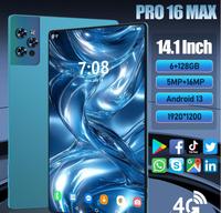 Pro 16 MAX 14 pouces Android 15 tablette PC 5G WiFi 512GB stockage 12GB clavier de travail télécommande 10 cœurs GSM rembourré nouveau