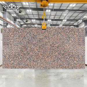 Baldosas de Granito Rojo Pulido Goldtop, Tamaño Regular 30x30cm, para Fachadas de Edificios Interiores y Exteriores, Gran Venta - Product Image 4