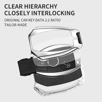 Housse de clé de voiture en alliage de zinc, cuir et TPU pour Mercedes Benz Classe A, C, E, S, G, GLA, CLA, GLK, GLC, W204, W463, W176, W251, W205, accessoires AMG