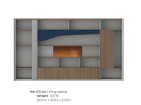 Bureau de direction moderne et durable en forme de L pour le bureau avec un grand espace de travail, bureau professionnel pour cadre supérieur