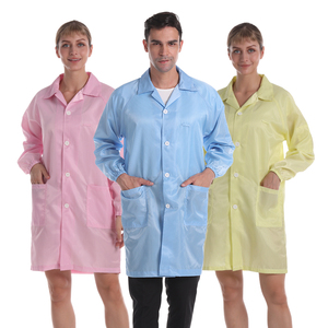 再利用可能Xinweike <span class=keywords><strong>ESD</strong></span>スモッククリーンルーム衣類帯電防止作業服ラボ<span class=keywords><strong>Esd</strong></span>ジャケットラボスモック帯電防止ガウンレベルDプロテクション - Product Image 3