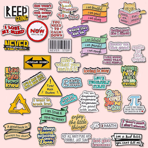 Ensemble de badges en métal personnalisés créatifs épingles courtes d'anniversaire transfrontalières en forme de <span class=keywords><strong>lettre</strong></span> inspirante sur le thème des animaux colorés - Product Image 1
