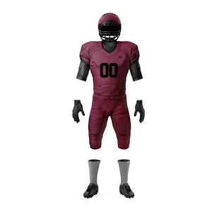 American Football Uniform With Team Name & Number Comfortable and Breathable American Football Uniform - Product Image 2