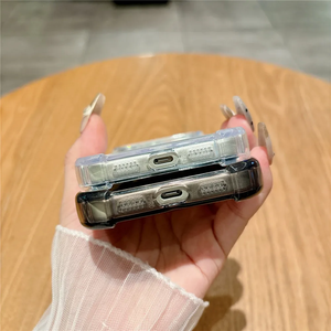 เคสกันกระแทกแม่เหล็กไร้สายแบบหรูหราสำหรับ iPhone 17 16 15 14 13 12 18 Pro Max Plus  แบบใสพร้อมกันชน - Product Image 5