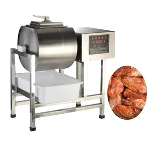 Tumbling Food Tumbler Chicken Marinated Saline Injection Commercial Economical Vacuum Marinade Professional Meat Mincing Machine