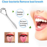 Grattoir à Langue en Acier Inoxydable 100% de Haute Qualité avec Logo Personnalisé – Élimine Efficacement les Odeurs Buccales, Réduit la Mauvaise Haleine, Conception Portable