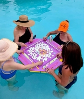 Tapis d'entraînement à Mahjong festonné en mousse EVA |   Plateau d'entraînement portable pour joueur unique, personnalisable en couleurs et en configuration, idéal pour les boutiques de cadeaux