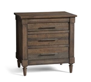 Lit double moderne en chêne français ; Lit à baldaquin en bois massif vieilli ; Grand lit de princesse pour chambre principale Jiangpai - Product Image 4