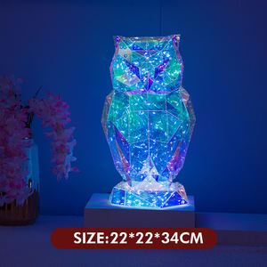 Gufo Led Lights Party Christmas Wedding Decoration Lamps Home Party Decor Favors regali set decorazioni per luci natalizie da donna - Product Image 2