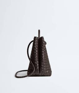 Bottega BV <b>Small</b> Andiamo Top handle bag in supple Intrecciato leather with signature knot detail and <b>sliding</b> cross-body Veneta - Product Image 5