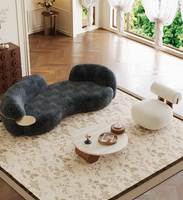 Modernes Chesterfield Ecksofa-Set - Stoffbezogen, Umweltfreundlich, Komfortabel, Langlebig, Verstellbar, Modulares Design, Schwamm-Villa