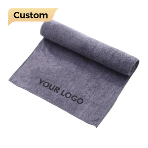 Serviette de sport et de plage en jacquard 100 % coton, absorbante et à séchage rapide, personnalisable en gros - Product Image 1