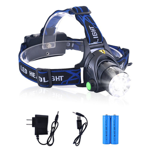 Lampada Frontale LED T6 Ricaricabile Zoomabile per Escursionismo e Ciclismo, Torcia da Testa a Mani Libere - Product Image 3