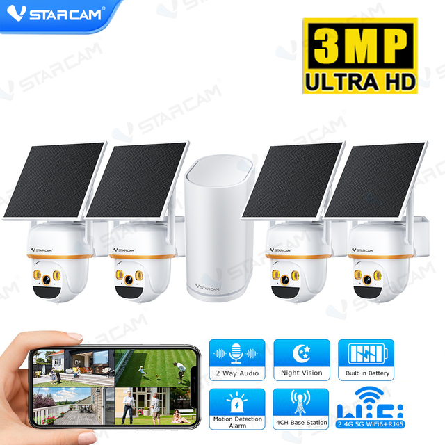 Wholesale 4CH WiFi NVR Kit 4K 8MP Video Recorder OEM ODM 3MP AI Human Detection IP Camera System PIR Motion Alert Dual Way Audio